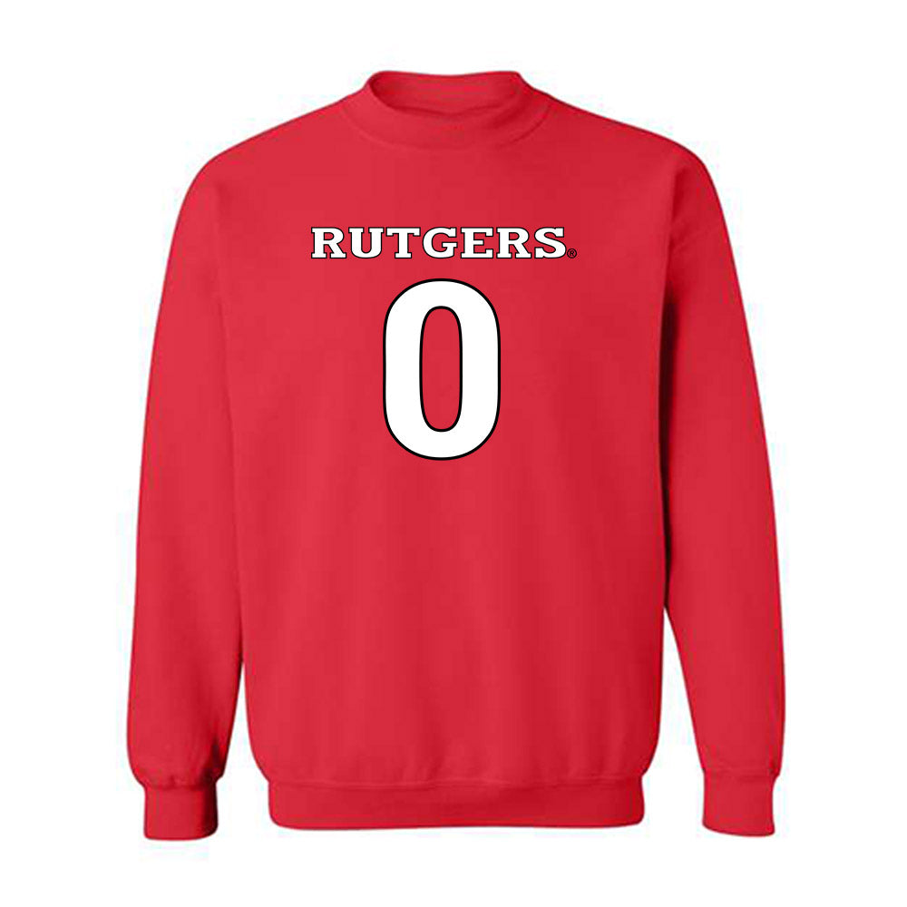 Rutgers - NCAA Men's Basketball : Tariq Francis - Replica Shersey Crewneck Sweatshirt-0