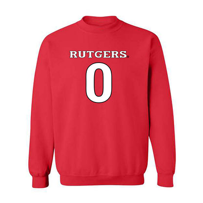 Rutgers - NCAA Men's Basketball : Tariq Francis - Replica Shersey Crewneck Sweatshirt-0