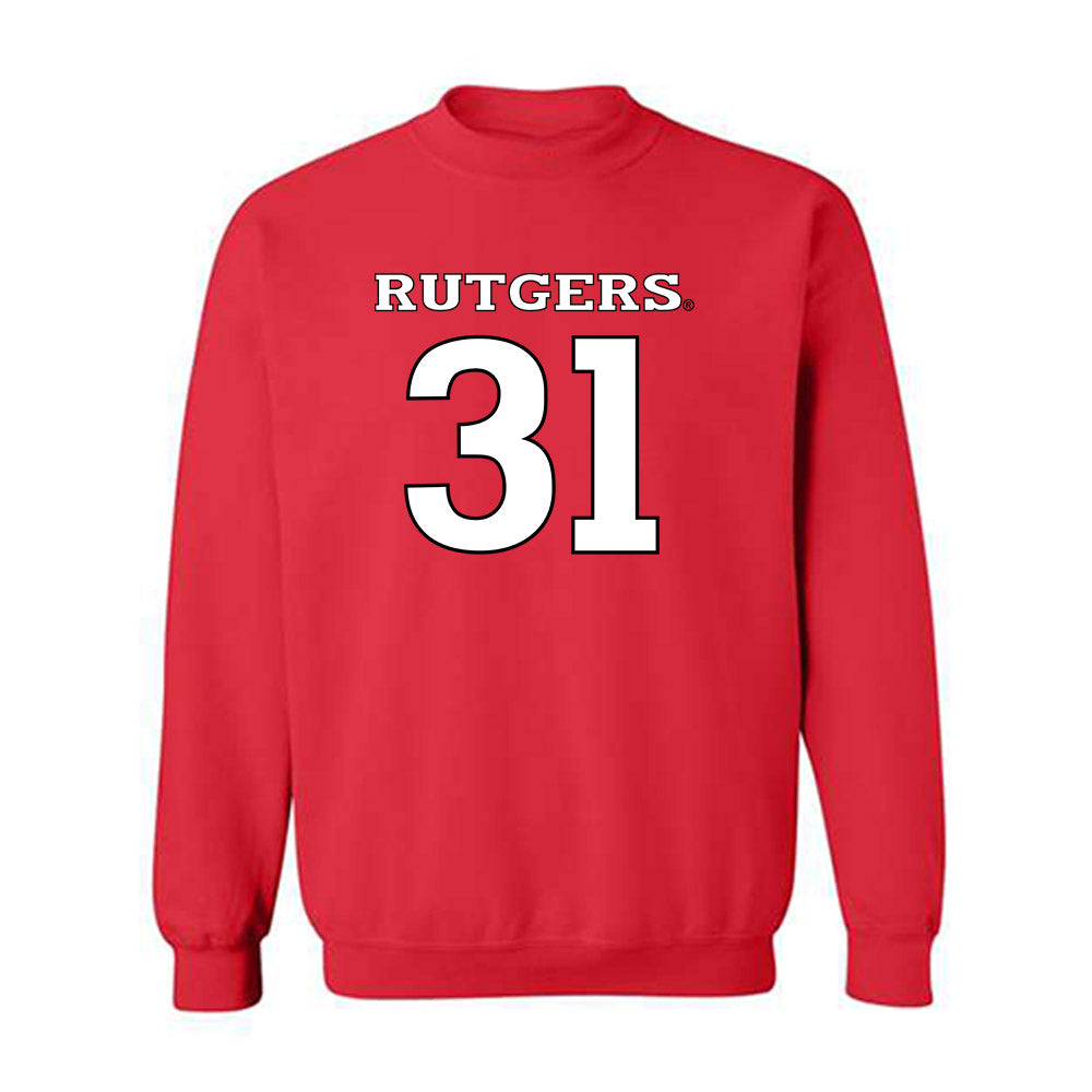 Rutgers - NCAA Football : Michael Robinson - Replica Shersey Crewneck Sweatshirt-0