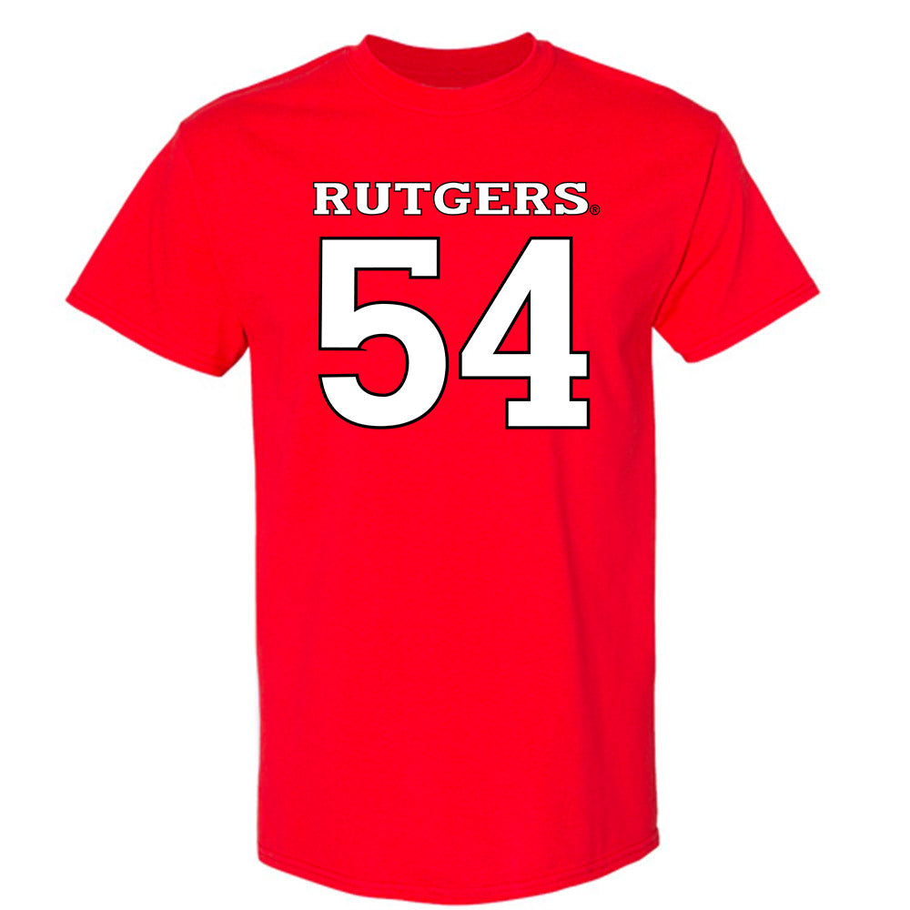 Rutgers - NCAA Football : Taj White - Replica Shersey T-Shirt-0