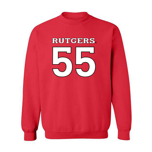 Rutgers - NCAA Football : Nicholas Oliveira - Replica Shersey Crewneck Sweatshirt-0