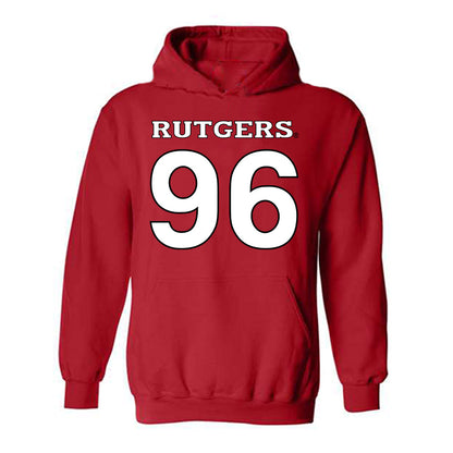 Rutgers - NCAA Football : Keshon Griffin - Replica Shersey Hooded Sweatshirt-0