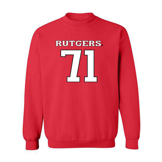 Rutgers - NCAA Football : John Stone - Replica Shersey Crewneck Sweatshirt-0