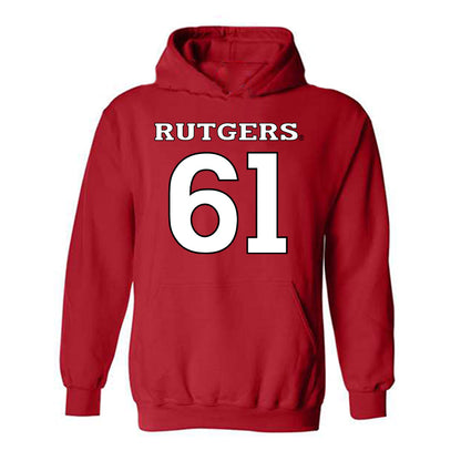 Rutgers - NCAA Football : Emir Stinette - Replica Shersey Hooded Sweatshirt-0