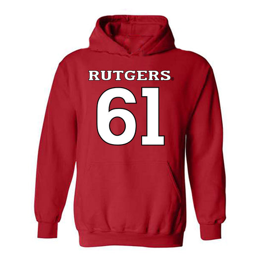 Rutgers - NCAA Football : Emir Stinette - Replica Shersey Hooded Sweatshirt-0