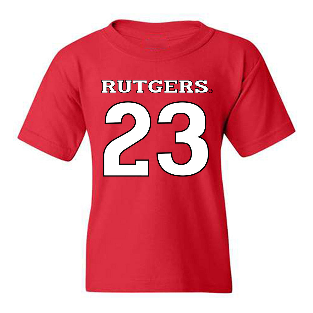 Rutgers - NCAA Football : Edd Guerrier - Replica Shersey Youth T-Shirt-0