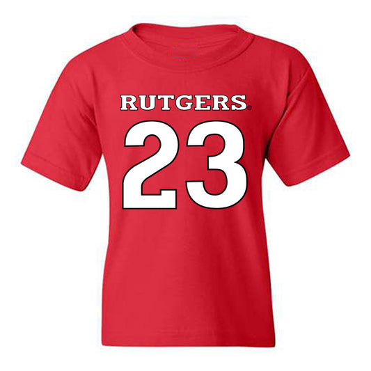 Rutgers - NCAA Football : Edd Guerrier - Replica Shersey Youth T-Shirt-0