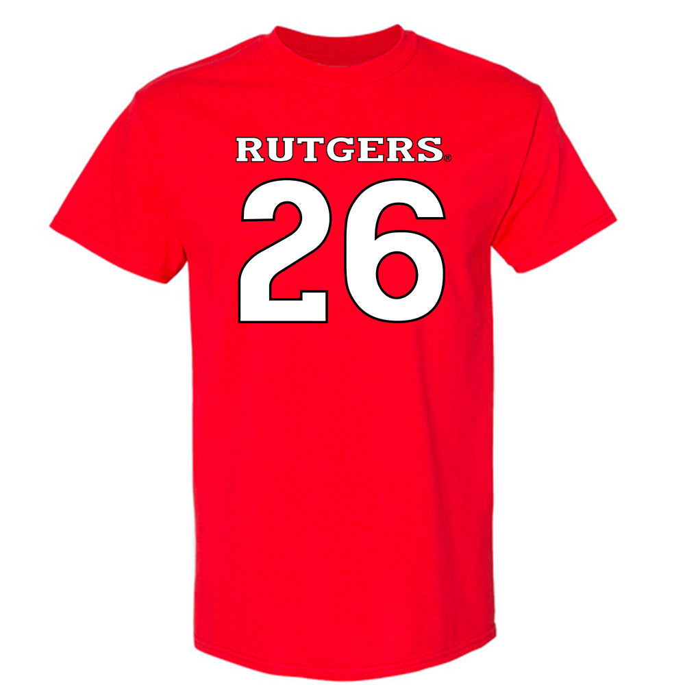 Rutgers - NCAA Football : Isaiah Crumpler - Replica Shersey T-Shirt-0