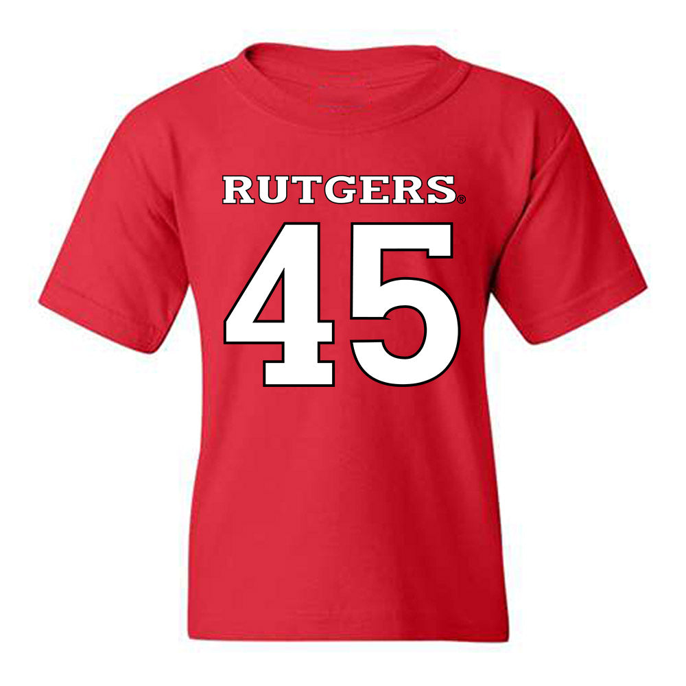 Rutgers - NCAA Football : Shawn Purcell - Replica Shersey Youth T-Shirt-0