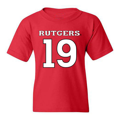 Rutgers - NCAA Football : Davoun Fuse - Replica Shersey Youth T-Shirt-0