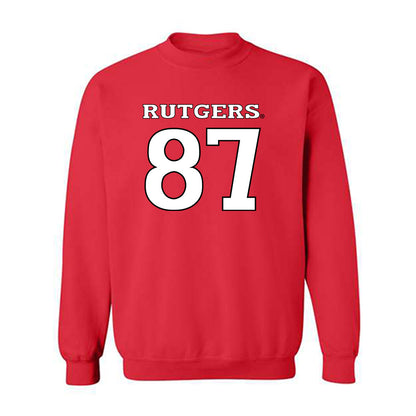 Rutgers - NCAA Football : Monte Keener - Replica Shersey Crewneck Sweatshirt-0