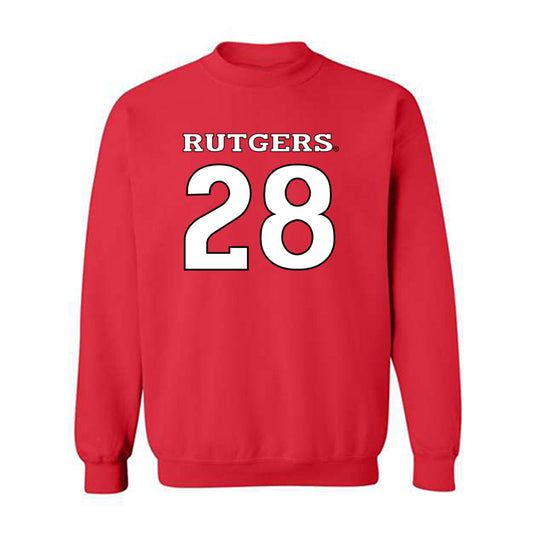 Rutgers - NCAA Football : Dariel Djabome - Replica Shersey Crewneck Sweatshirt-0