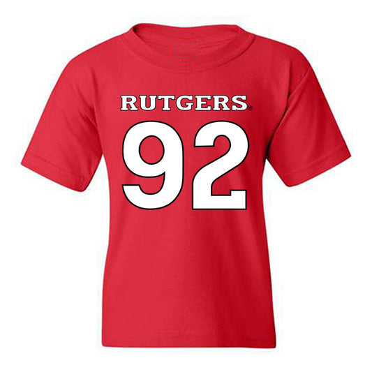Rutgers - NCAA Men's Lacrosse : Cardin Stoller - Replica Shersey Youth T-Shirt-0