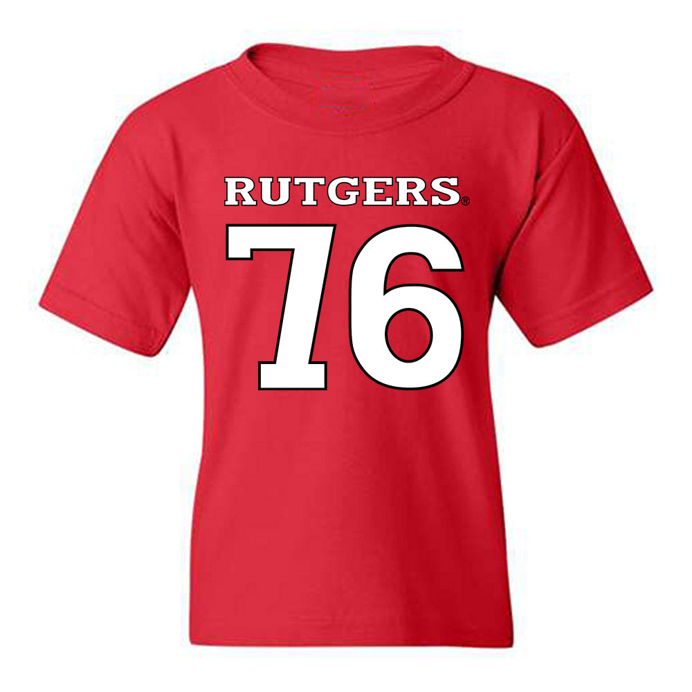 Rutgers - NCAA Football : Dantae Chin - Replica Shersey Youth T-Shirt-0