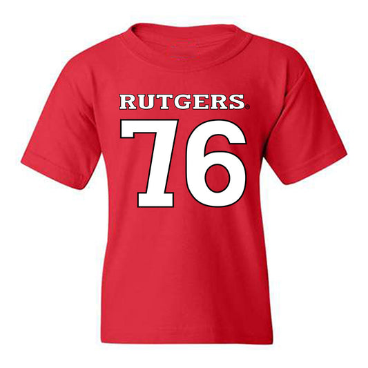 Rutgers - NCAA Football : Dantae Chin - Replica Shersey Youth T-Shirt-0