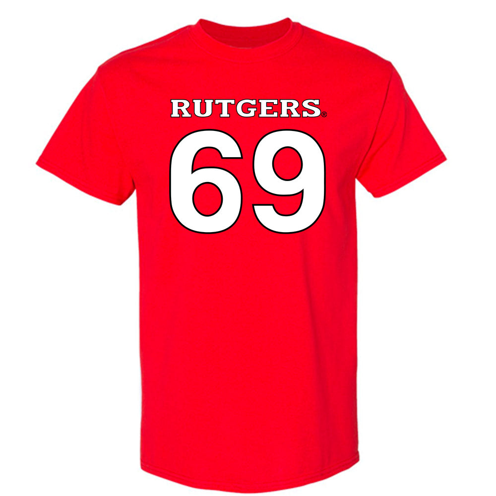 Rutgers - NCAA Football : Kwabena Asamoah - Replica Shersey T-Shirt-0