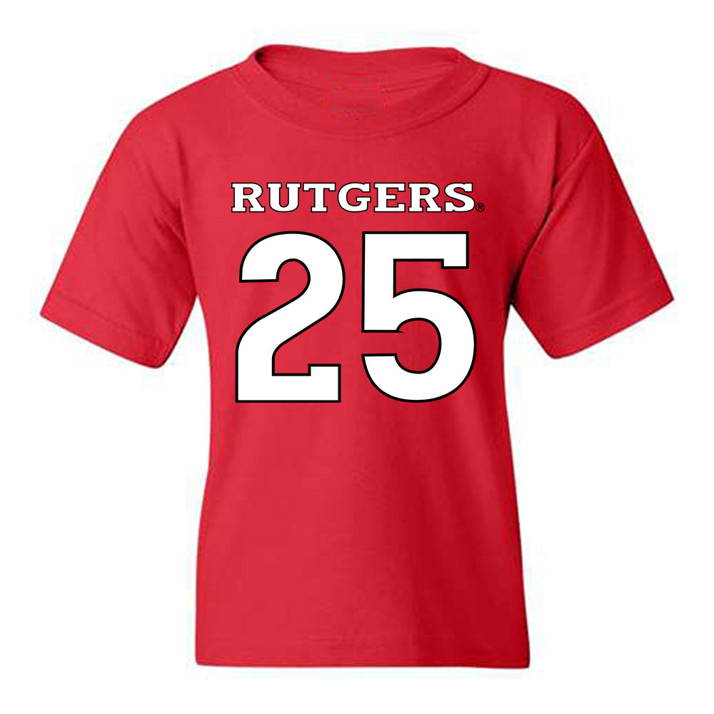 Rutgers - NCAA Men's Soccer : Cedric Lemaire - Replica Shersey Youth T-Shirt-0