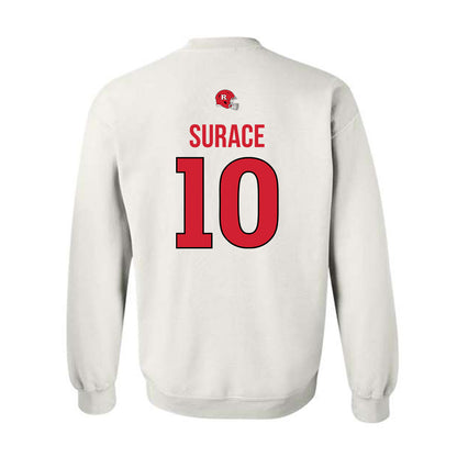 Rutgers - NCAA Football : AJ Surace - Classic Shersey Crewneck Sweatshirt-1