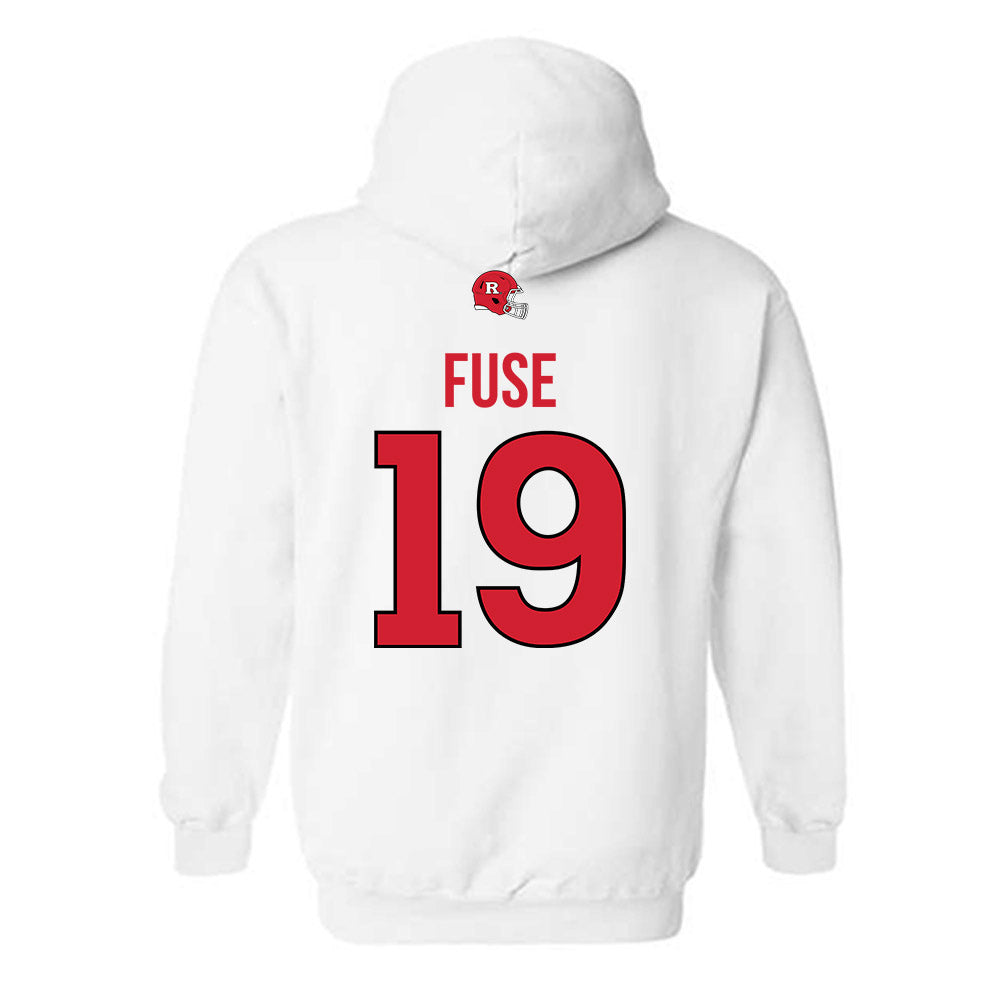 Rutgers - NCAA Football : Davoun Fuse - Classic Shersey Hooded Sweatshirt-1