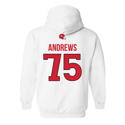 Rutgers - NCAA Football : Raynor Andrews - Classic Shersey Hooded Sweatshirt-1