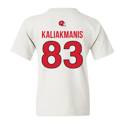 Rutgers - NCAA Football : Dino Kaliakmanis - Classic Shersey Youth T-Shirt-1