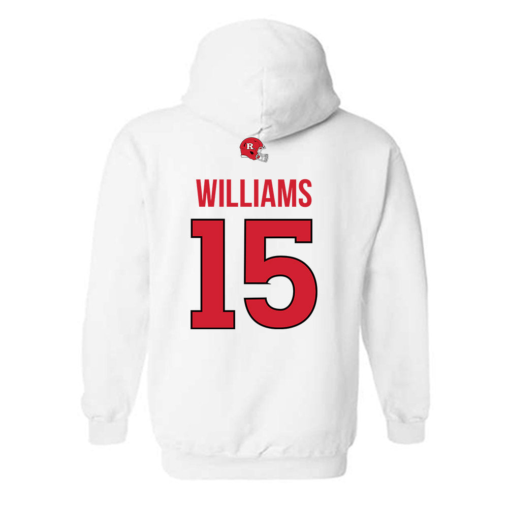 Rutgers - NCAA Football : Zilan Williams - Classic Shersey Hooded Sweatshirt-1