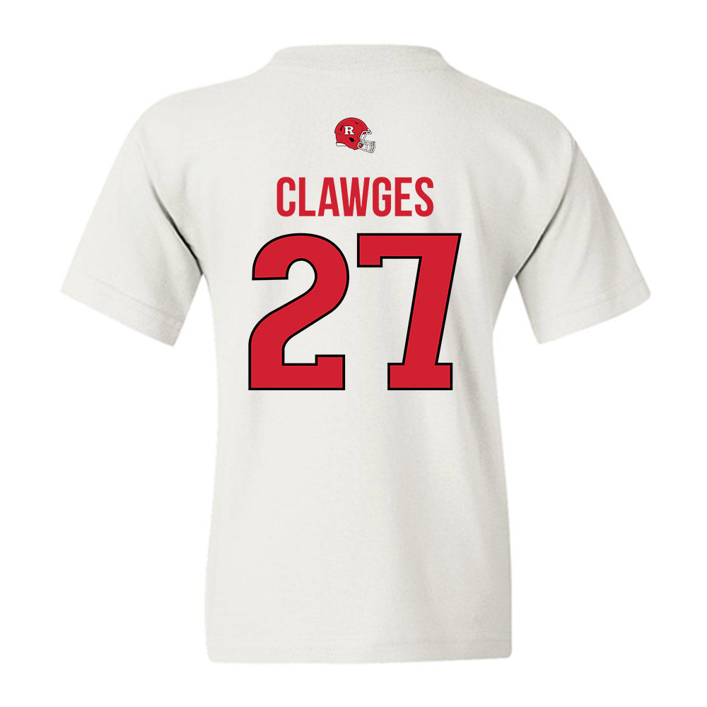 Rutgers - NCAA Football : Sage Clawges - Classic Shersey Youth T-Shirt-1