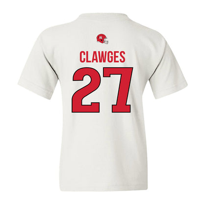 Rutgers - NCAA Football : Sage Clawges - Classic Shersey Youth T-Shirt-1