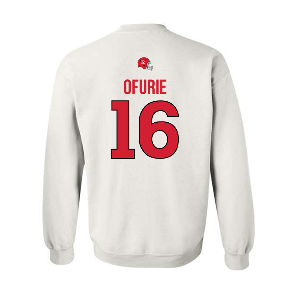 Rutgers - NCAA Football : Jesse Ofurie - Classic Shersey Crewneck Sweatshirt-1