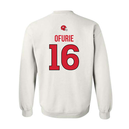 Rutgers - NCAA Football : Jesse Ofurie - Classic Shersey Crewneck Sweatshirt-1