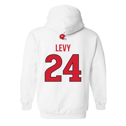 Rutgers - NCAA Football : Kevin Levy - Classic Shersey Hooded Sweatshirt-1