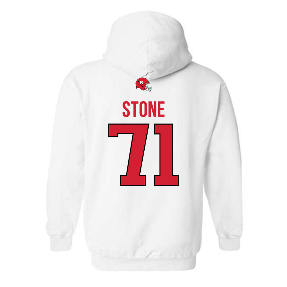 Rutgers - NCAA Football : John Stone - Classic Shersey Hooded Sweatshirt-1