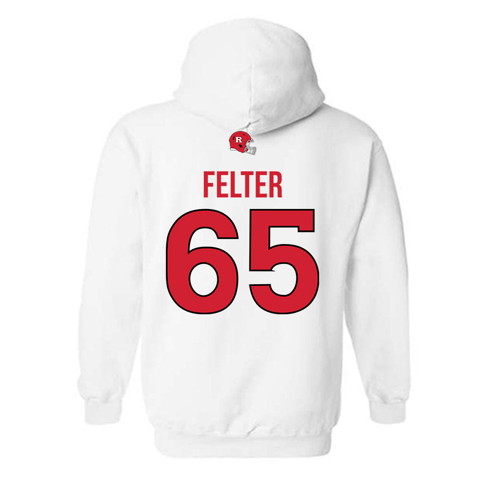 Rutgers - NCAA Football : Bryan Felter - Classic Shersey Hooded Sweatshirt-1