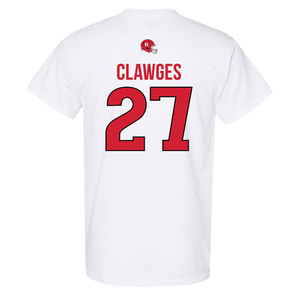 Rutgers - NCAA Football : Sage Clawges - Classic Shersey T-Shirt-1