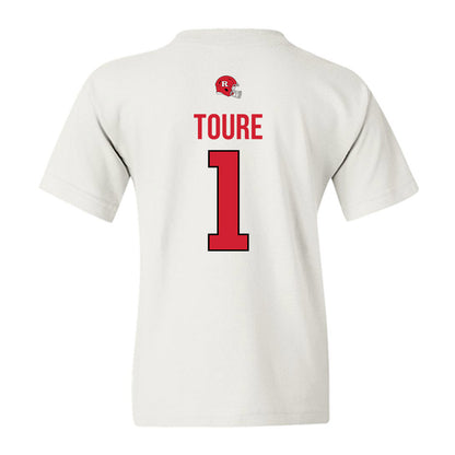 Rutgers - NCAA Football : FamH Toure - Classic Shersey Youth T-Shirt-1