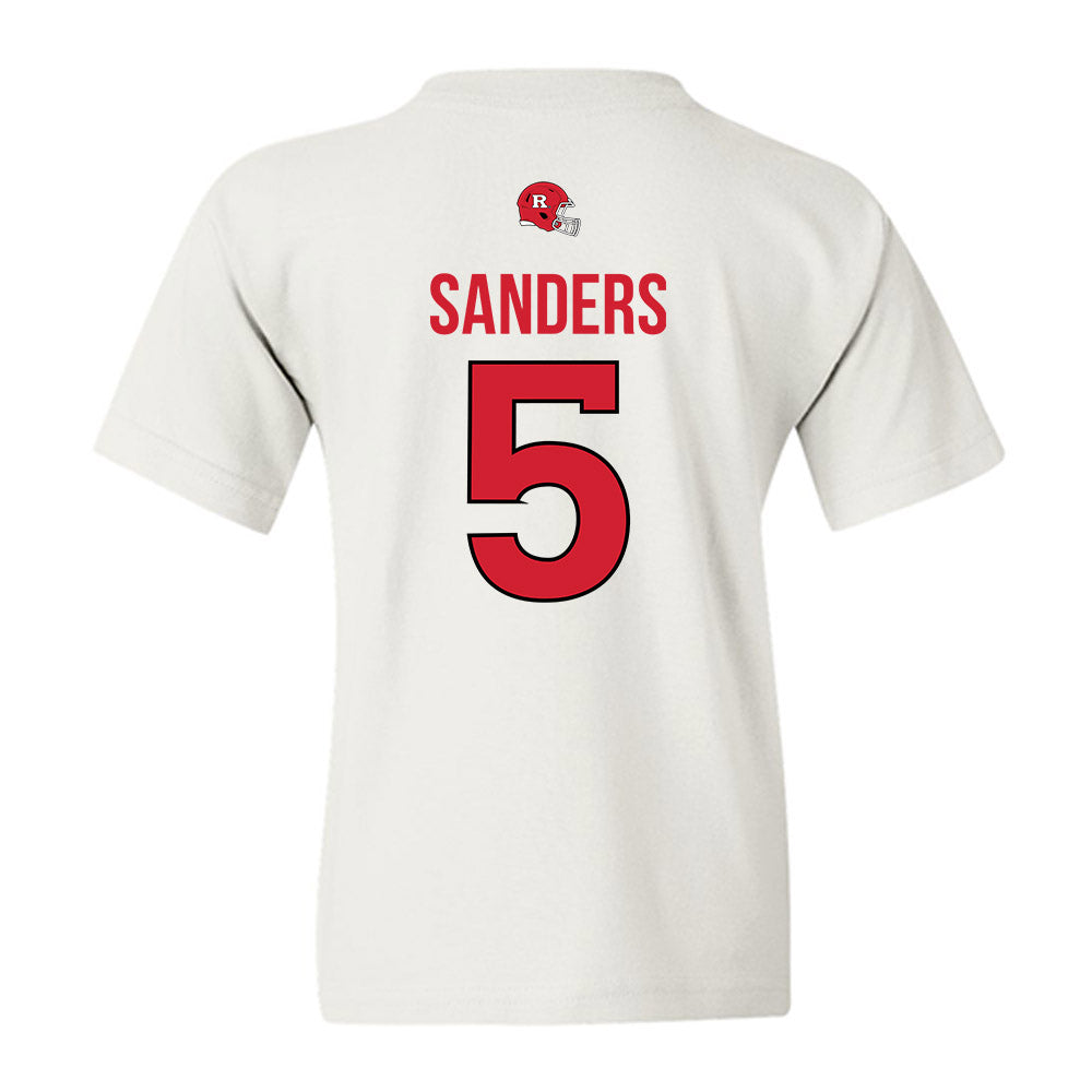 Rutgers - NCAA Football : Kaj Sanders - Classic Shersey Youth T-Shirt-1