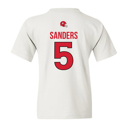 Rutgers - NCAA Football : Kaj Sanders - Classic Shersey Youth T-Shirt-1