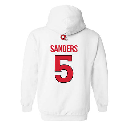 Rutgers - NCAA Football : Kaj Sanders - Classic Shersey Hooded Sweatshirt-1