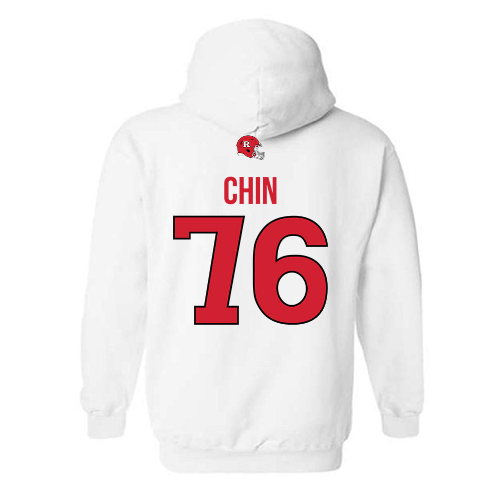 Rutgers - NCAA Football : Dantae Chin - Classic Shersey Hooded Sweatshirt-1