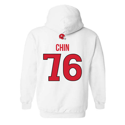 Rutgers - NCAA Football : Dantae Chin - Classic Shersey Hooded Sweatshirt-1