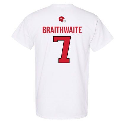 Rutgers - NCAA Football : Dylan Braithwaite - Classic Shersey T-Shirt-1