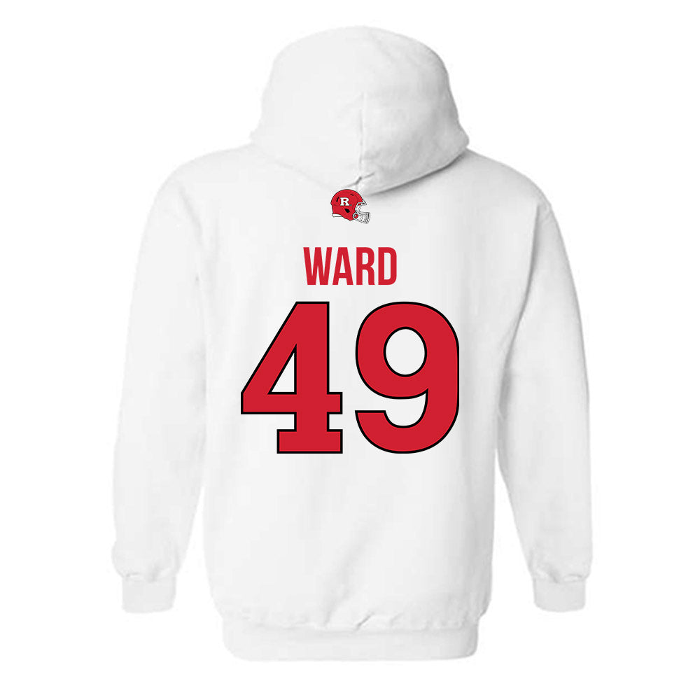 Rutgers - NCAA Football : Evan Ward - Classic Shersey Hooded Sweatshirt-1