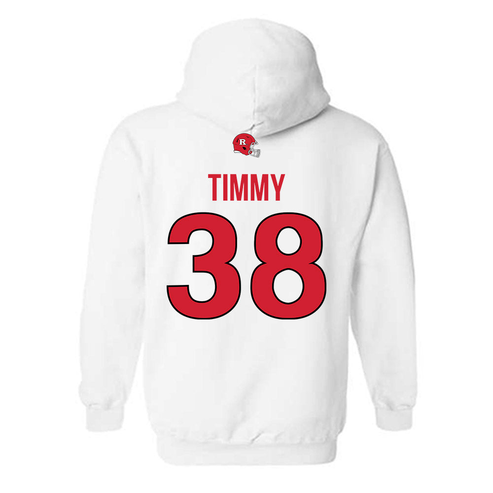 Rutgers - NCAA Football : Timmy Ward Timmy - Classic Shersey Hooded Sweatshirt-1