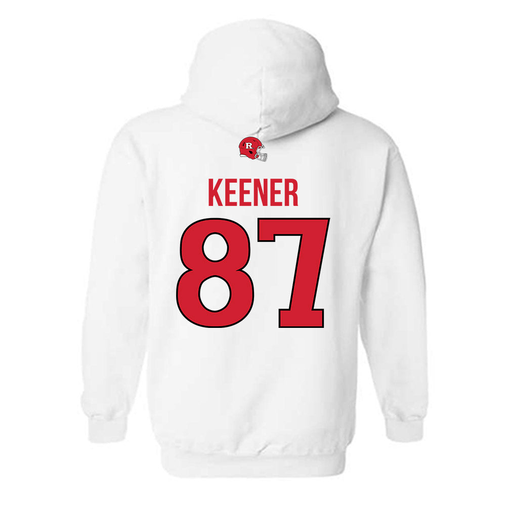 Rutgers - NCAA Football : Monte Keener - Classic Shersey Hooded Sweatshirt-1