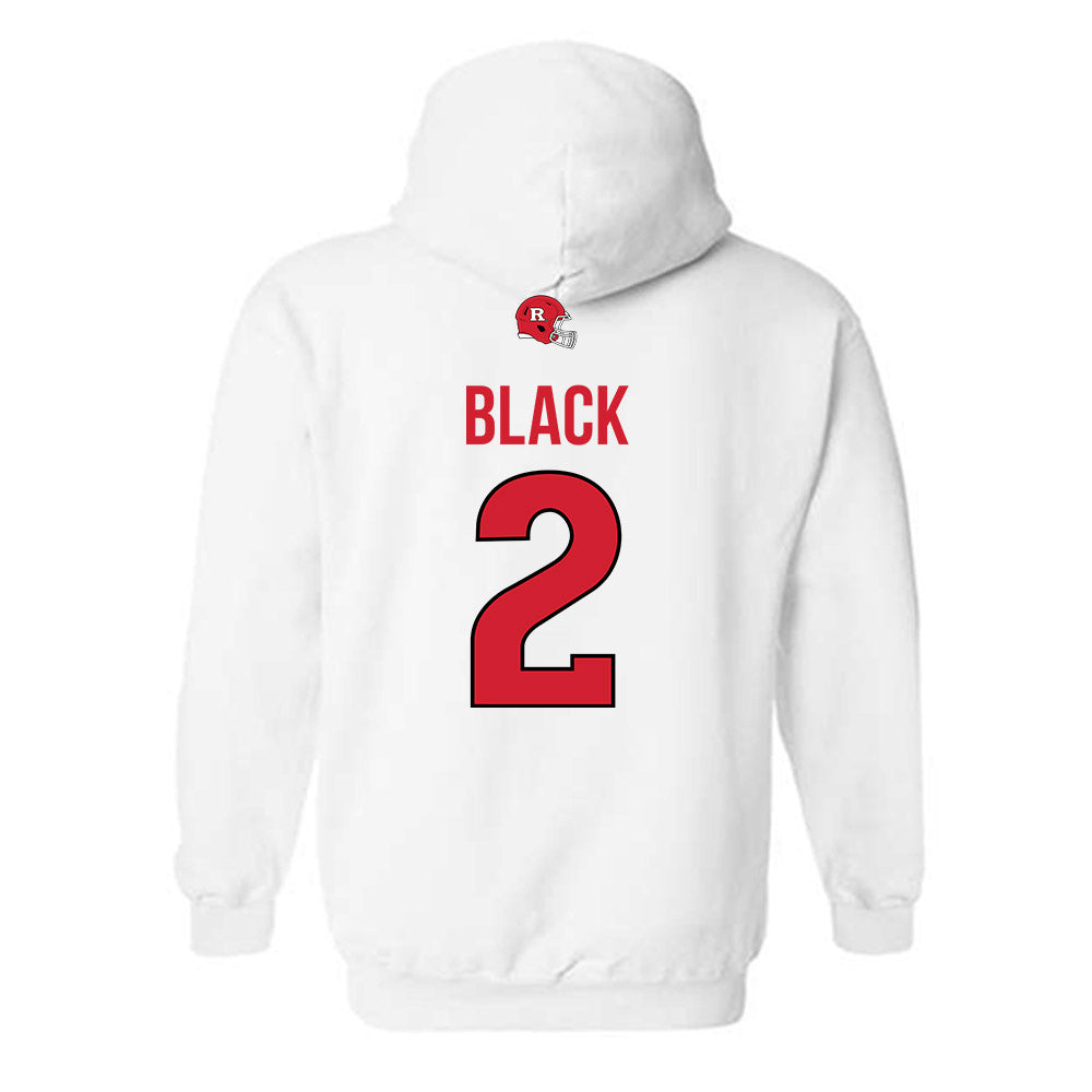 Rutgers - NCAA Football : Benjamin Black - Classic Shersey Hooded Sweatshirt-1
