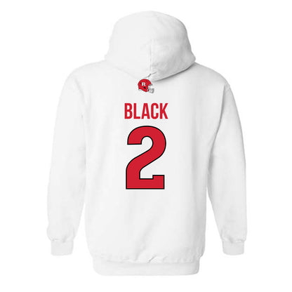 Rutgers - NCAA Football : Benjamin Black - Classic Shersey Hooded Sweatshirt-1