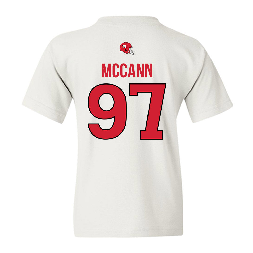 Rutgers - NCAA Football : Riley McCann - Classic Shersey Youth T-Shirt-1