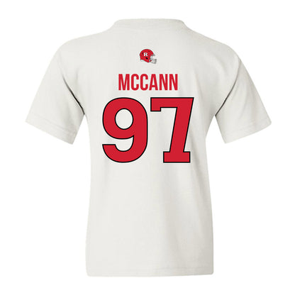 Rutgers - NCAA Football : Riley McCann - Classic Shersey Youth T-Shirt-1