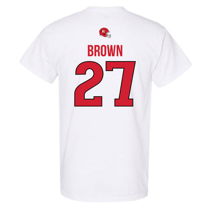 Rutgers - NCAA Football : Samuel Brown - Classic Shersey T-Shirt-1