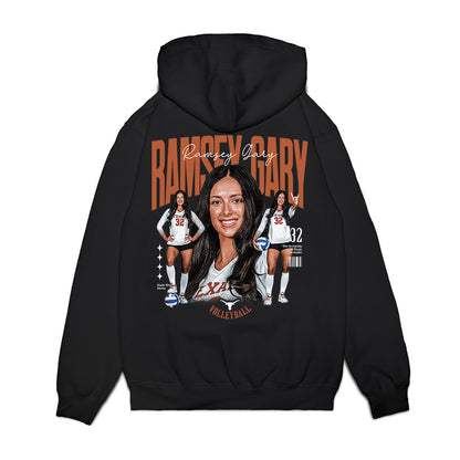 Texas - NCAA Women's Volleyball : Ramsey Gary - Collage Premium Hooded Sweatshirt-1